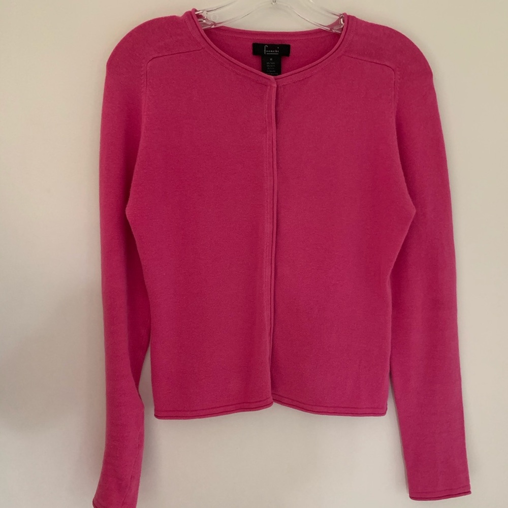 Frenchi Pink cardigan sweater